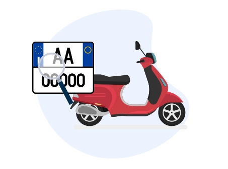 Vérification Plaque d'Immatriculation Moto Italie