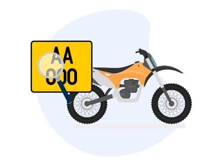 Vérification Plaques d'Immatriculation Motos UK